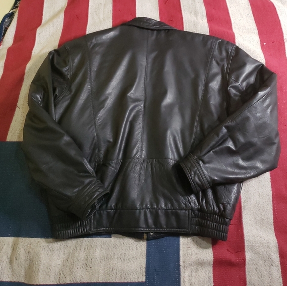 Members Only Leather jacket L - Picture 2 of 11